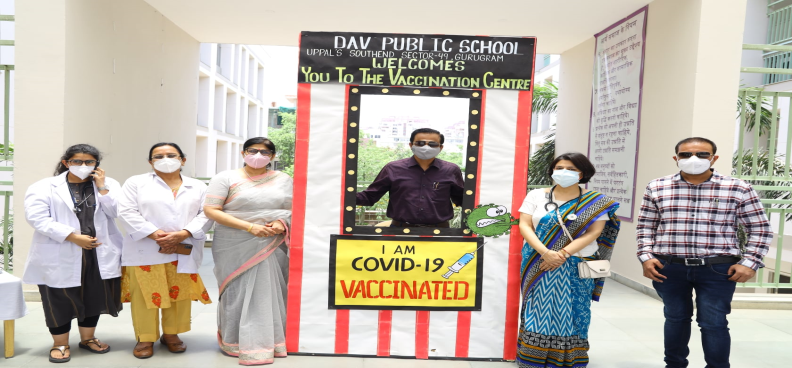 Vaccination Drive@DAV Public School, Sector-49, Gurugram